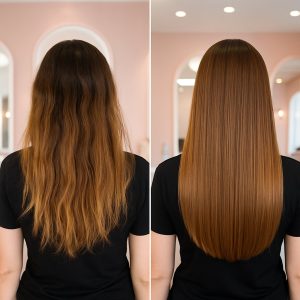 İzmit Serpil Gün Hair & Beauty saç boyama işlemi öncesi sonrası